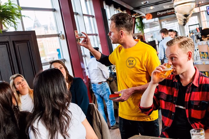Guided Amsterdam Craft Beer Tasting with cheese and sausage, photo 7