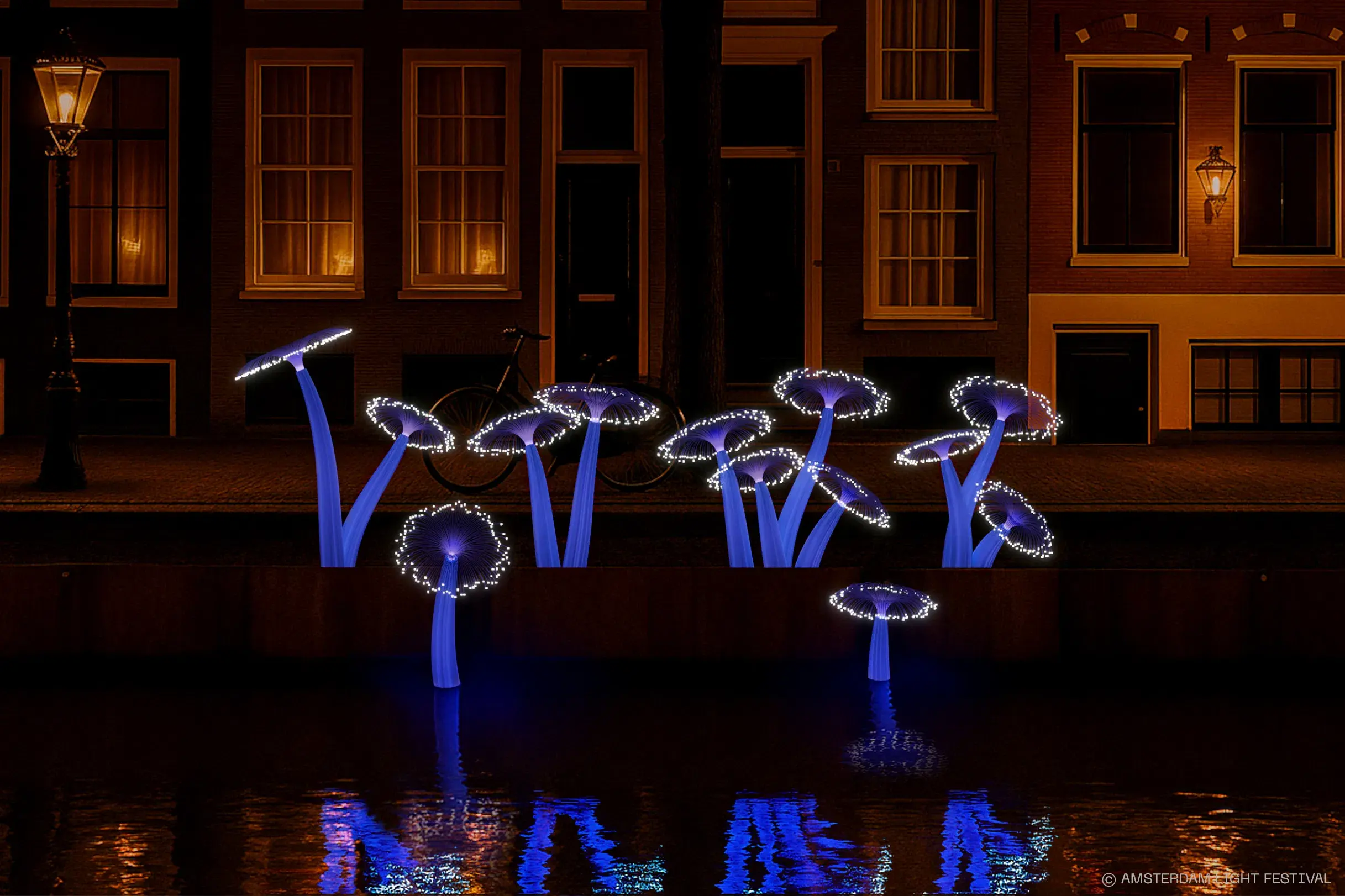 Amsterdam Light Festival Winter Walk with Stroopwafel Workshop, foto 4
