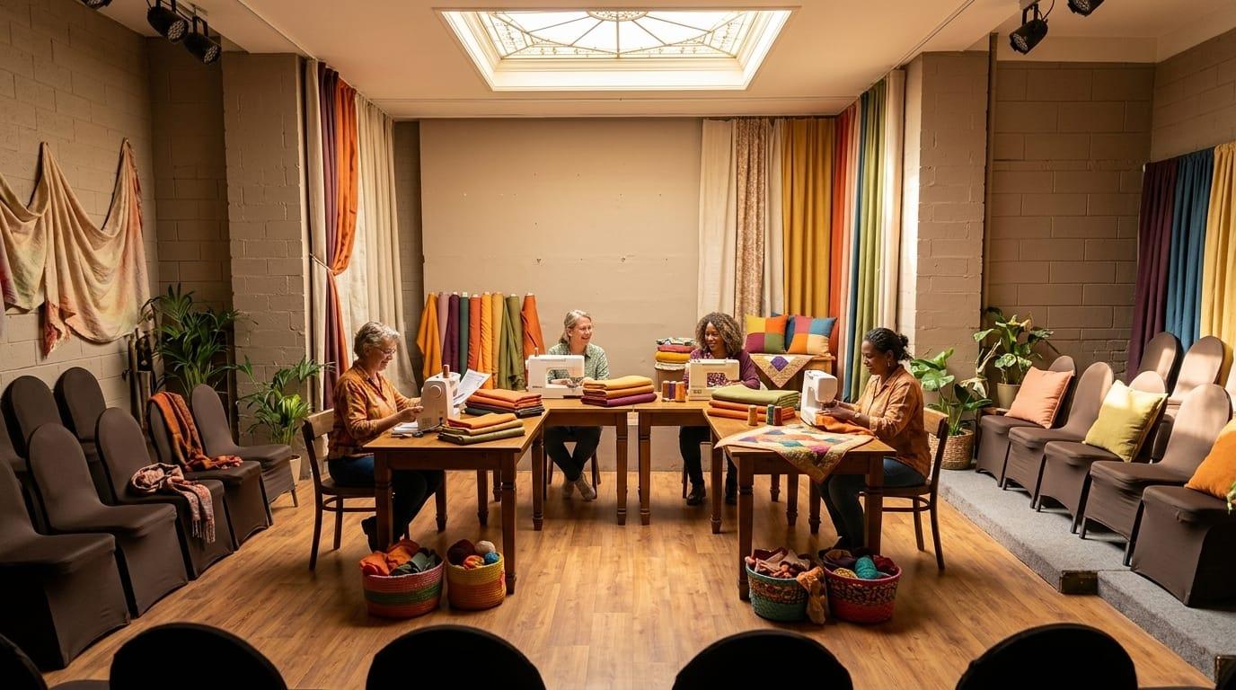 Naaigroep in Buurthuis Archipel